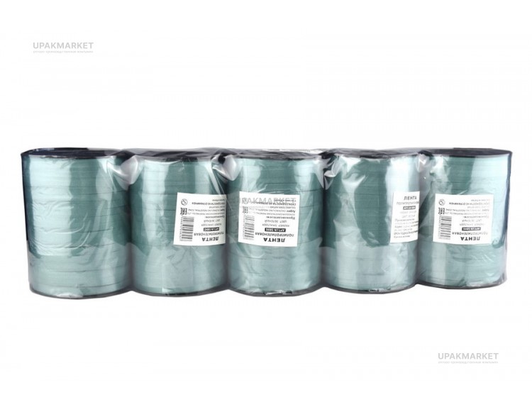 Лента 0,5 см Рабочая зеленая  (500ярд) — UPAKMARKET