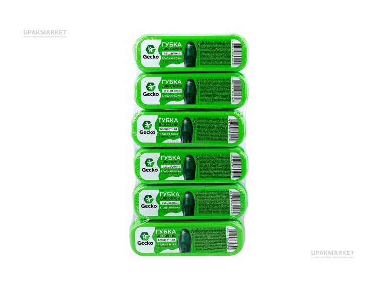 Губка для обуви бесцветная Gecko — UPAKMARKET