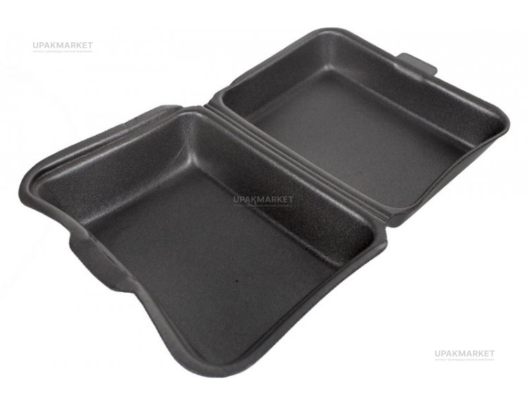 Ланч бокс LBS-BOX черный /190х150х80/ Мегапласт — UPAKMARKET