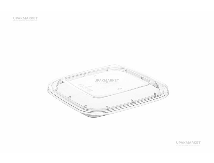 Крышка к контейнеру ВЗЛП "Кубик" 126х126 (500шт) ПП — UPAKMARKET