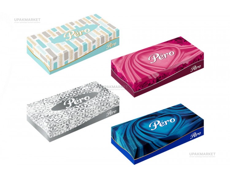 Салфетки в коробке V-сложение 2х сл. 100шт PERO — UPAKMARKET