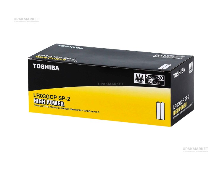 Батарейка TOSHIBA AAA/LR3 2S — UPAKMARKET