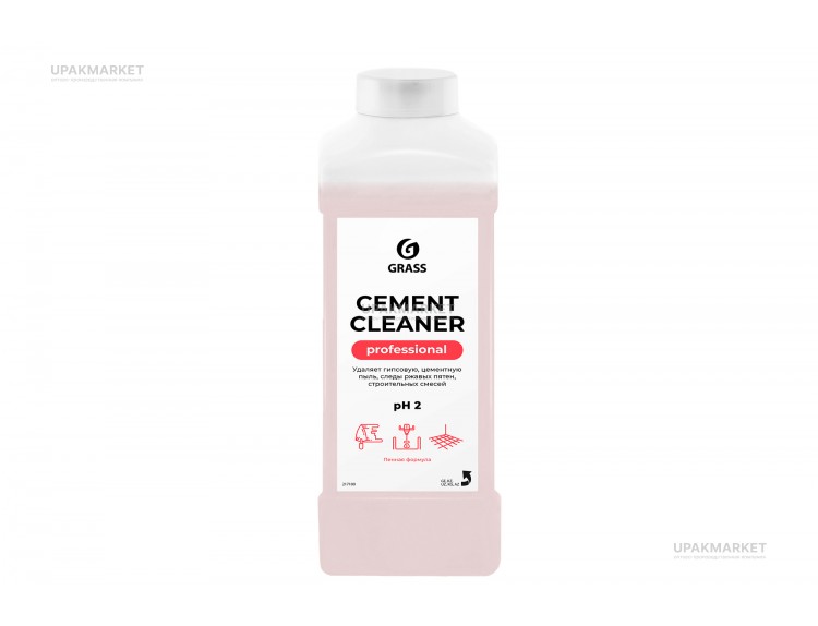 Средство для очистки после ремонта "Cement Cleaner" 1 л GraSS ЧЗ — UPAKMARKET