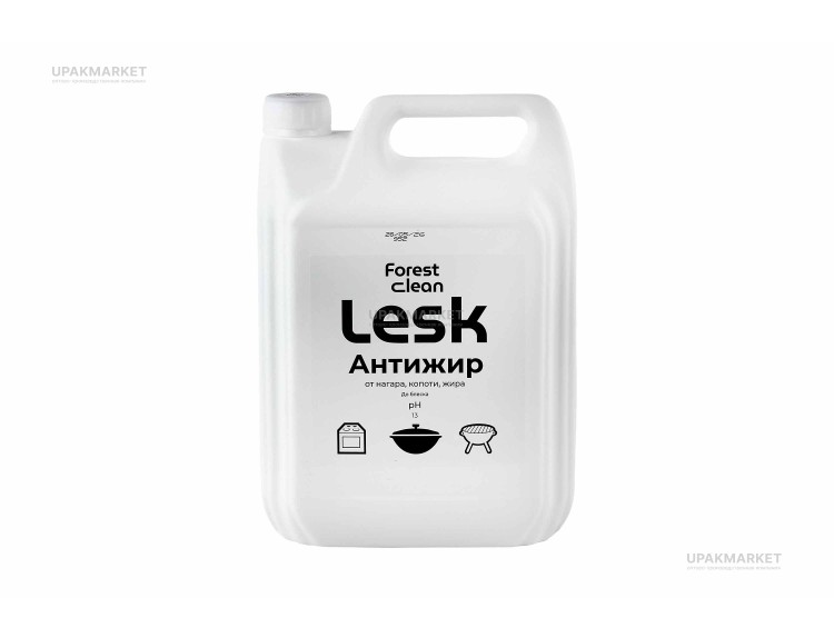Антижир LESK 5л канистра Forest Clean ЧЗ — UPAKMARKET