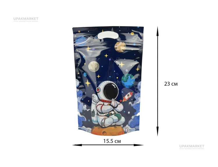 Пакет зиплок 16х23 Космонавт /4упх50шт/ (200шт) — UPAKMARKET