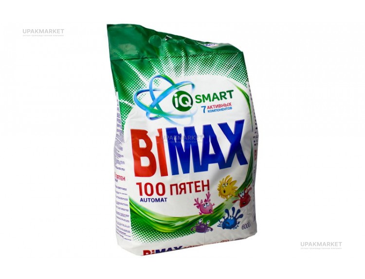 Стиральный порошок 6кг 100 Пятен автомат для белого НЭФИС BiMAX — UPAKMARKET