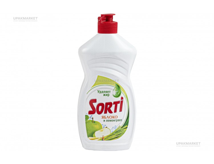 Средство для мытья посуды Яблоко и Лемонграсс 450мл Нэфис SORTI ЧЗ — UPAKMARKET