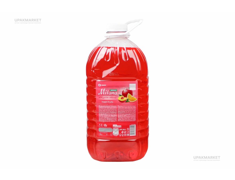 Мыло жидкое Milana эконом Fresh Fruits, 5л GraSS — UPAKMARKET