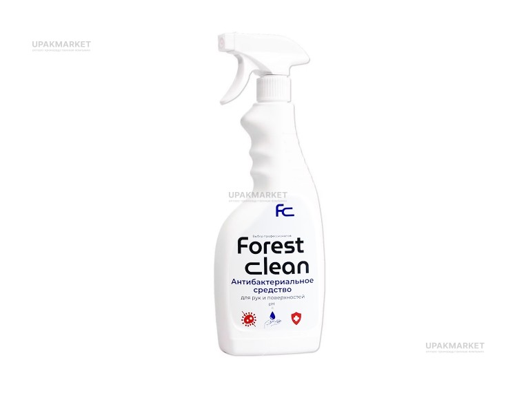 Антибактериальное средство для рук и поверхностей 500 мл Forest Clean ЧЗ — UPAKMARKET