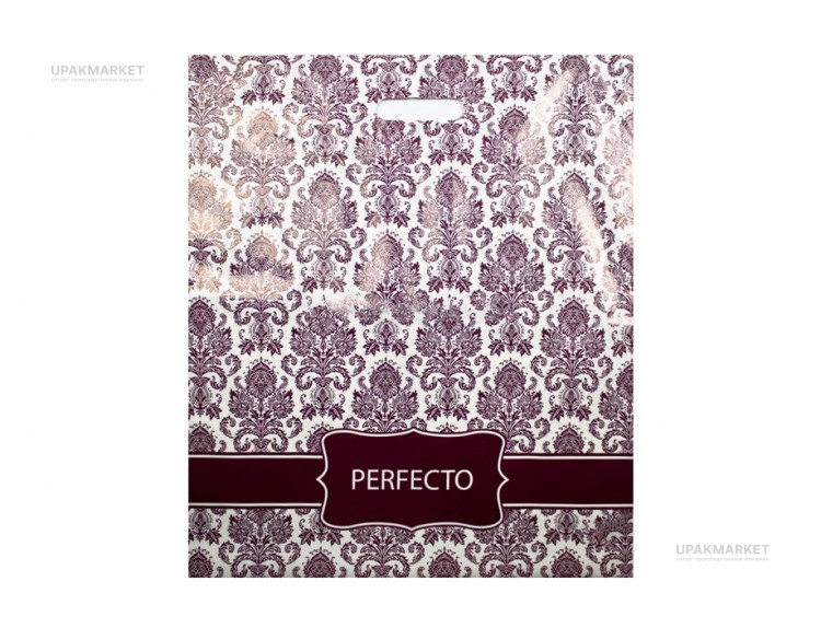 Пакет Тико 42х48 "Перфекто Кларет" — UPAKMARKET