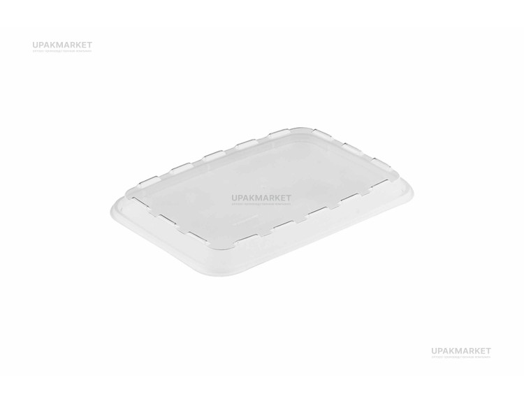 Контейнер 0,83л  207х140х40 1-секц. с крышкой черный ПП ВЗЛП — UPAKMARKET