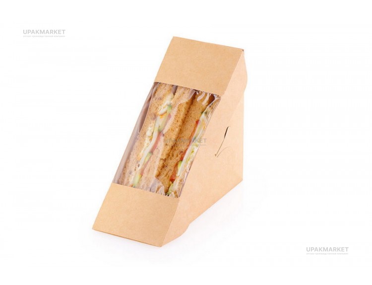 Контейнер под сэндвич SANDWICH 50 с окном 130х130х50мм OSQ (OCQ, OCIQ, ОСК, ОЭСКЬЮ, ОСИКЬЮ) — UPAKMARKET