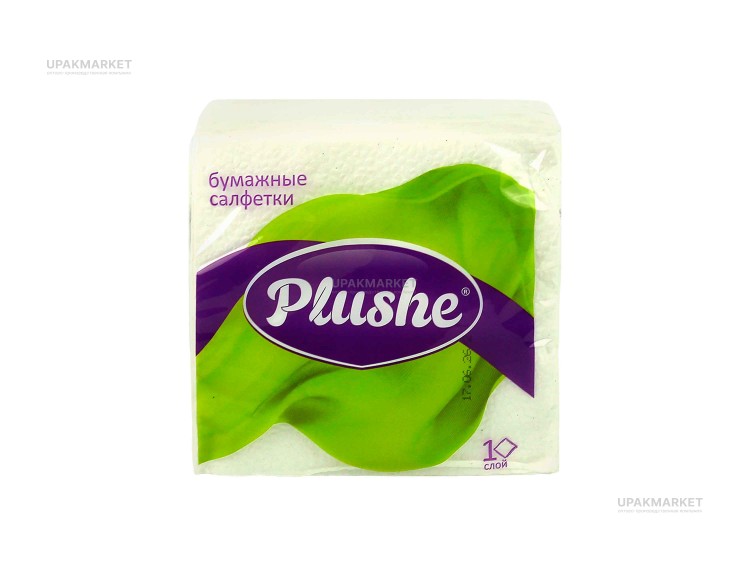 Салфетки 70л/20уп белые PLUSHE — UPAKMARKET