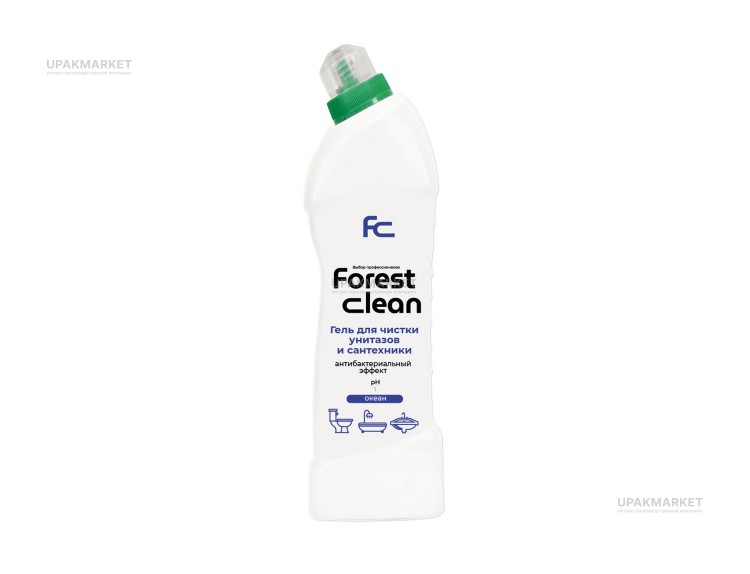 Гель-концентрат для чистки унитазов Океан 750 мл Forest Clean ЧЗ — UPAKMARKET