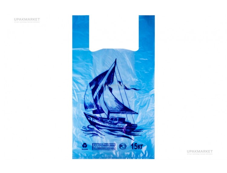 Пакет майка 27х49 "Кораблик" 5,0гр Ростов Д — UPAKMARKET