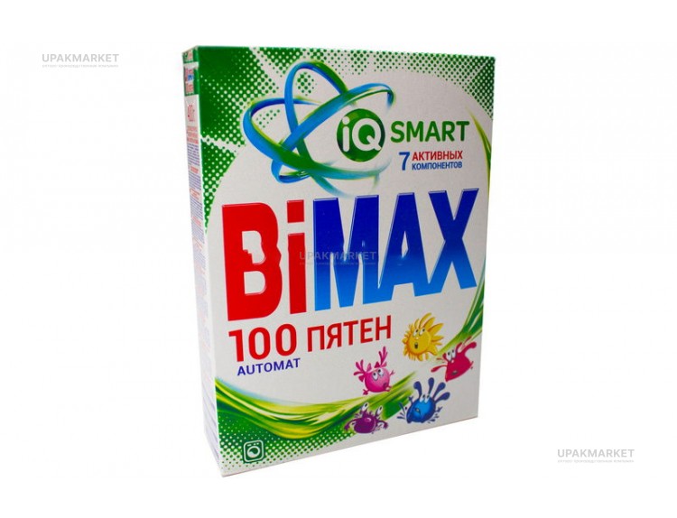 Стиральный порошок 400гр 100 Пятен автомат для белого НЭФИС  BiMAX — UPAKMARKET