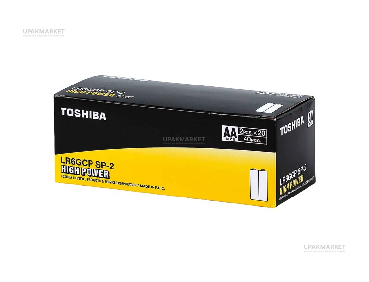 Батарейка TOSHIBA AA/LR6 2S — UPAKMARKET