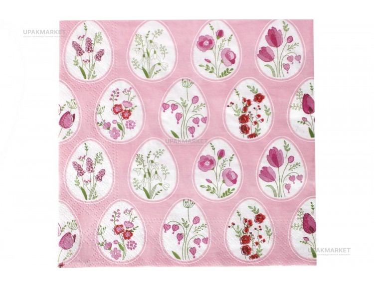 Салфетки 33х33 2- слойн. (ЛИЛИЯ) 20л/15уп Нежный сад — UPAKMARKET