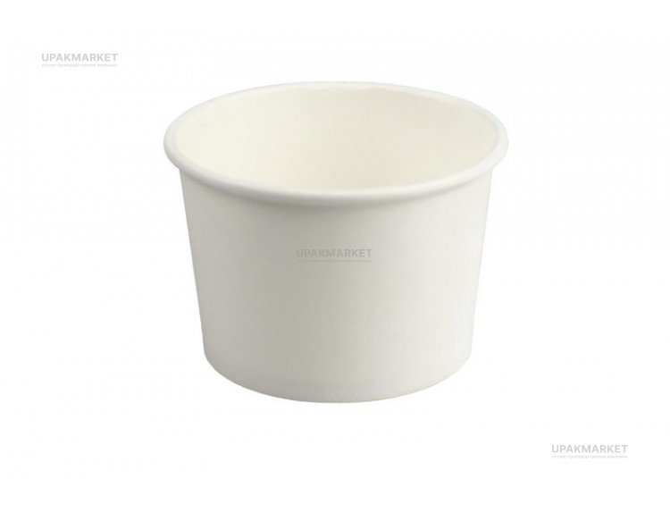 Креманка бумажная 0,130 Белая Виридо /d1-75,d2-60,h-50/ — UPAKMARKET