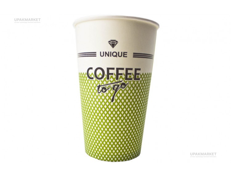 Стакан бумажный 0,400л "Coffee To Go" 90мм ГН Кофе Л-ПАК 50 шт*20 уп (1000шт) — UPAKMARKET