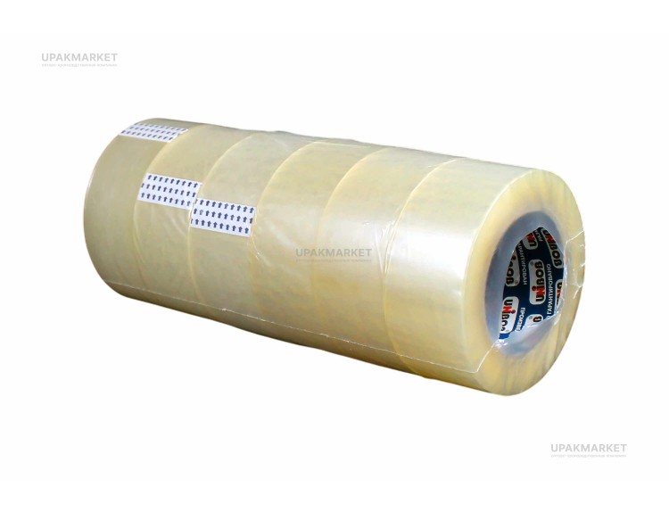 Скотч 48х132м №600 прозрачный 45мкм UNIBOB — UPAKMARKET