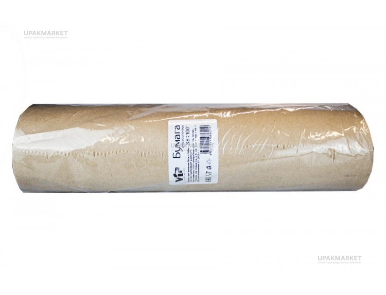 Бумага для выпечки 38см х 50м коричневая эконом TDZ — UPAKMARKET