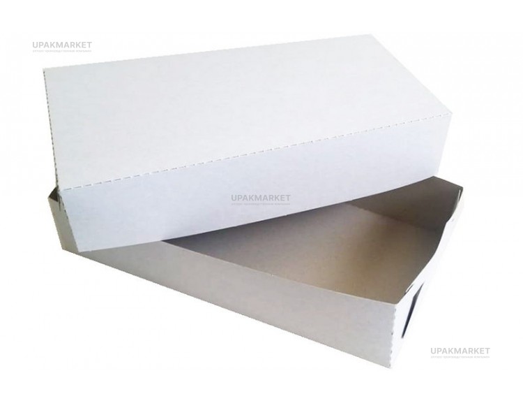 Короб "Лодочка" 285х160х60 белая — UPAKMARKET