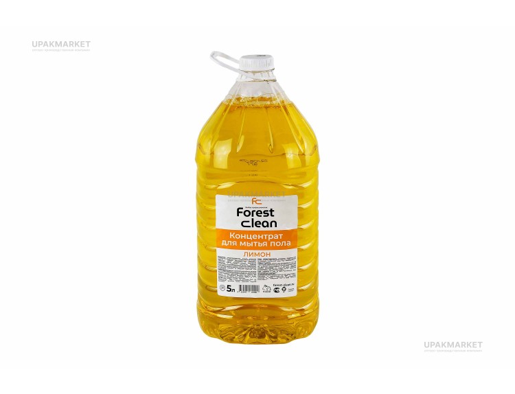 Концентрат для мытья пола 5л ПЭТ Лимон Forest Clean ЧЗ — UPAKMARKET