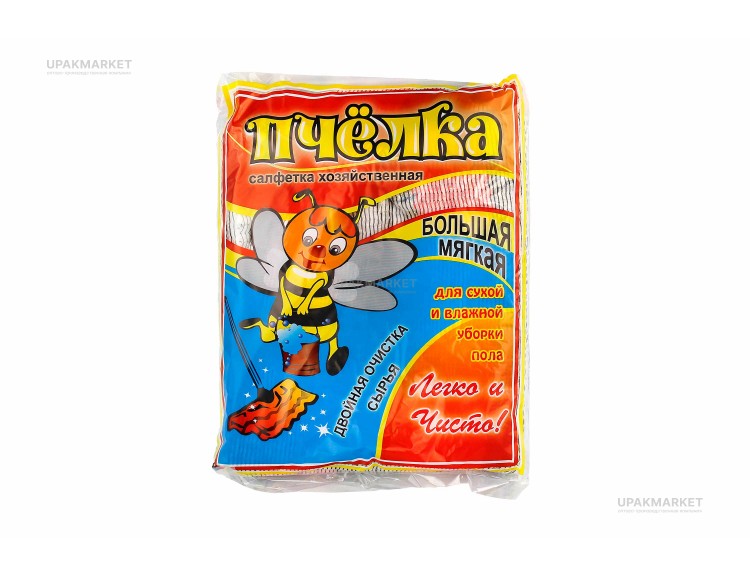 Тряпка для пола 75х100 "Пчелка" — UPAKMARKET