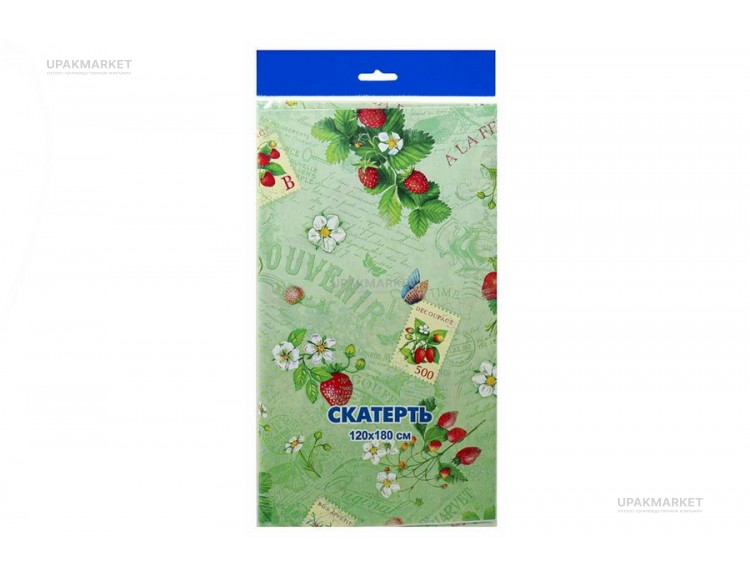Скатерти 120х180 "Земляника" ИНТЕРПАК — UPAKMARKET