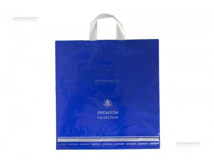 Пакет 40х40 "Премиум" синий 90мкм МП /20уп х 25шт/ — UPAKMARKET