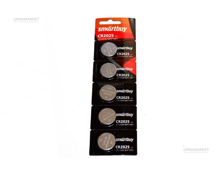 Батарейка CR2025/5B Smartbuy — UPAKMARKET