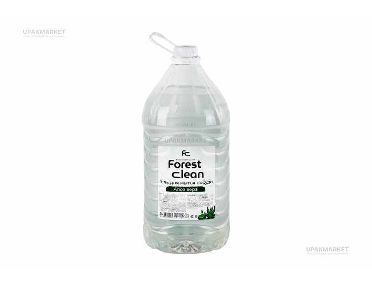 Гель для мытья посуды "Алоэ Вера" 5л ПЭТ Forest Clean ЧЗ — UPAKMARKET