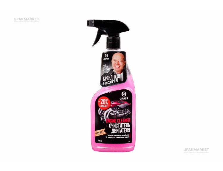 Очиститель двигателя Engine Cleaner, триггер 600мл GraSS — UPAKMARKET