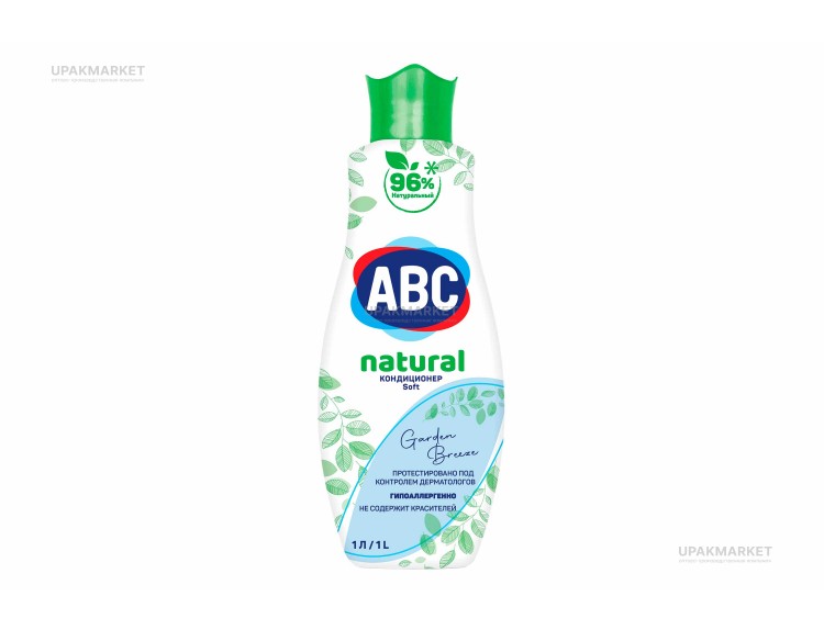 Кондиционер для белья "NATURAL" Garden Breeze 1 л  АВС Турция ЧЗ — UPAKMARKET
