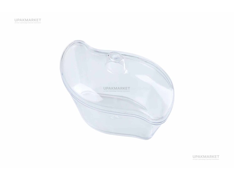 Креманка "Волна" 105мл PS прозрачная 110х73х42мм AVIORA/12шт х 24уп/ — UPAKMARKET