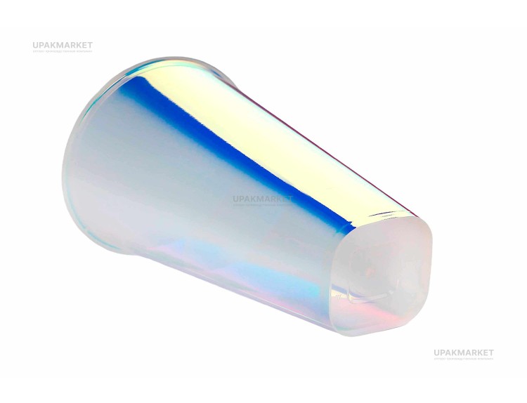 Стакан 500мл Bubble Cup с квадратным дном перламутр 6шт. (48шт/кор) Миксы — UPAKMARKET