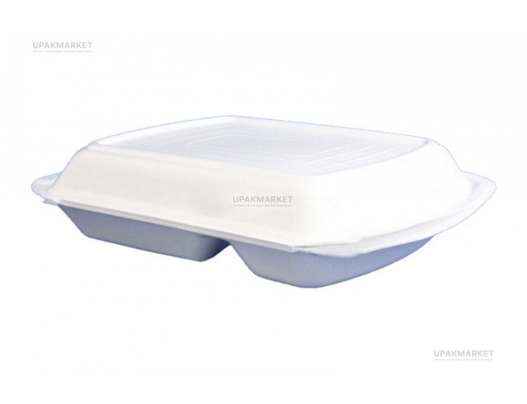 Ланч бокс LB-2 БЕЛЫЙ   /250*205*40/ — UPAKMARKET