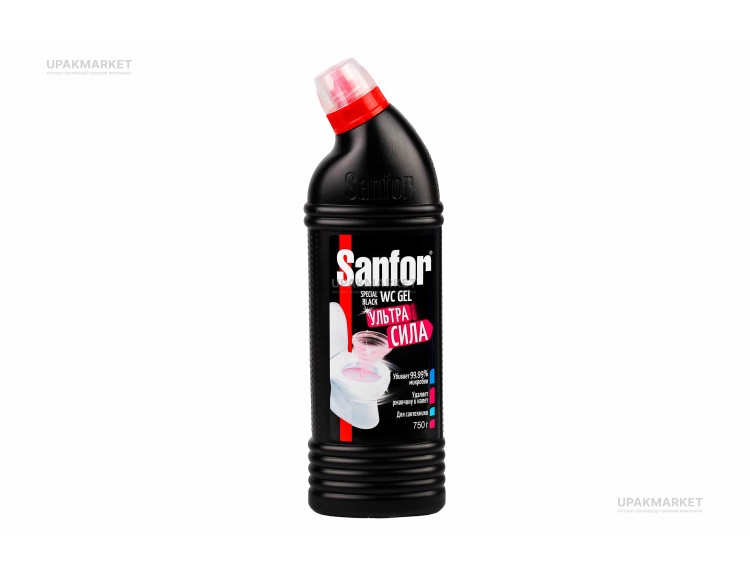 Sanfor WC гель Special Black 750мл Ступинский химический завод — UPAKMARKET