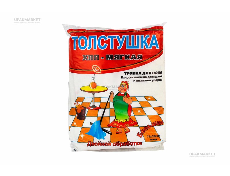 Тряпка для пола 75х100 "Толстушка" — UPAKMARKET