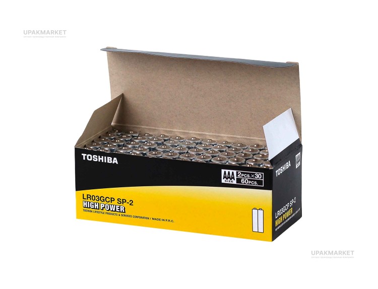 Батарейка TOSHIBA AAA/LR3 2S — UPAKMARKET