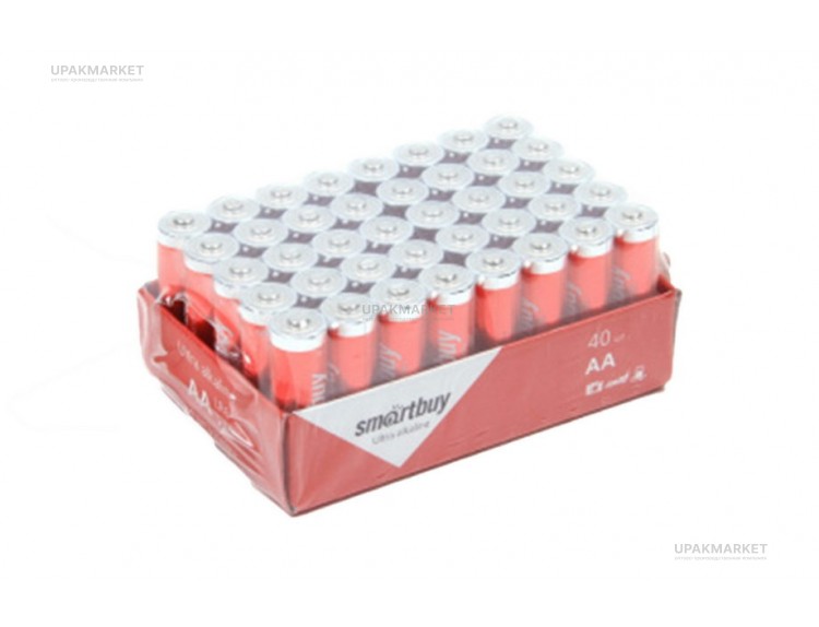Батарейка АА/LR6/40 пальчиковая bulk Smartbuy — UPAKMARKET