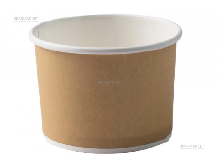 Креманка бумажная 0,250 Крафт Виридо  /d1-93,d2-79,h-65/ — UPAKMARKET