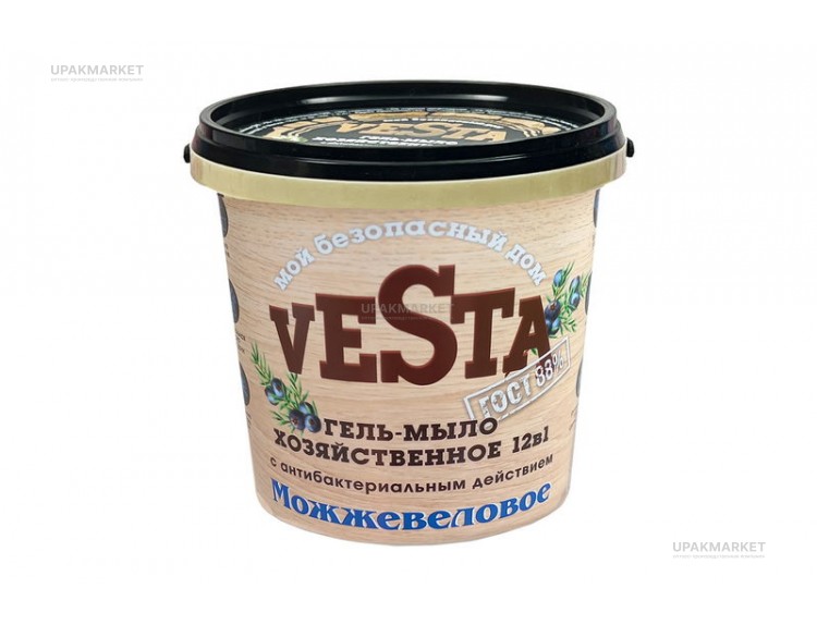 Гель-мыло хозяйственное "Можжевеловое ГОСТ 88%" 1кг Алва Vesta — UPAKMARKET