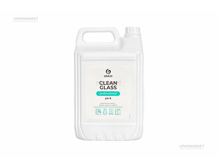Очиститель стекол и зеркал CLEAN GLASS Professional, 5л GraSS ЧЗ — UPAKMARKET