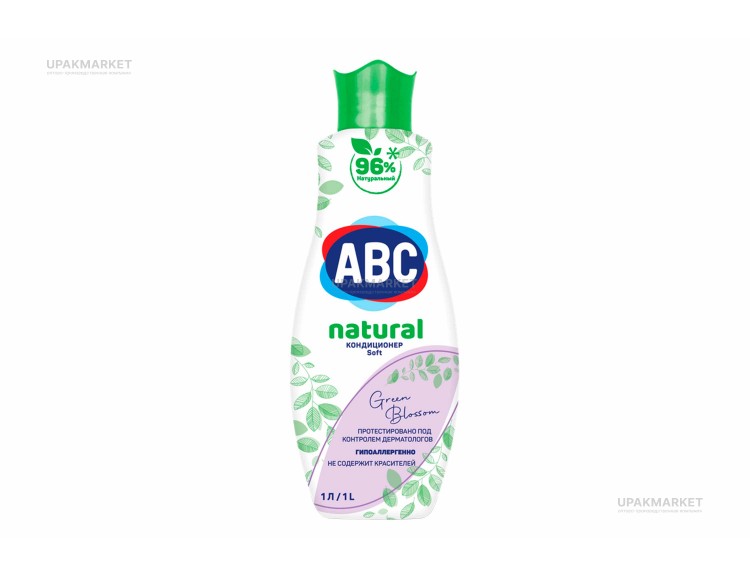 Кондиционер для белья "NATURAL" Green Blossom 1 л АВС ЧЗ — UPAKMARKET