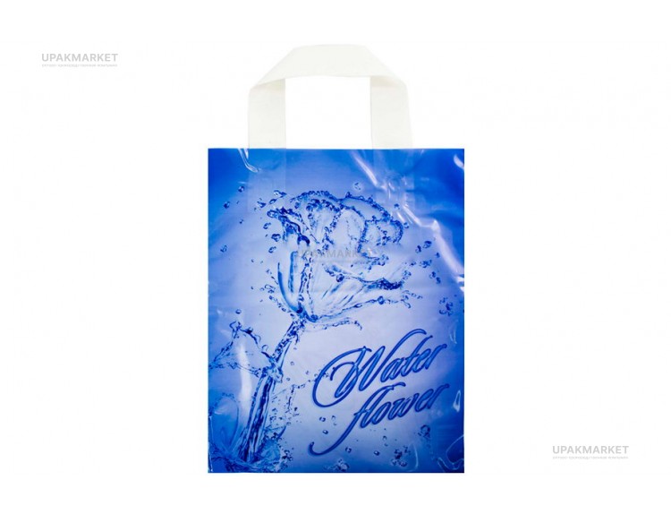 Пакет ПВД 25х30 "Water Flowers" ламинированный ДПА /20уп х 50шт/ — UPAKMARKET