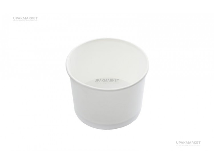 Креманка бумажная 0,250 Белая Виридо /d1-93,d2-79,h-65/ — UPAKMARKET