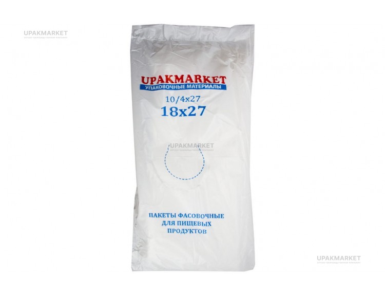 Пакет фасовочный пласт (10 8)х27 6,5мкм УП — UPAKMARKET