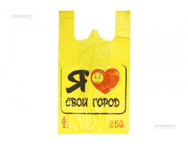 Пакет майка 30х55 "Город" 10гр СТВ /20уп х 50шт/ — UPAKMARKET
